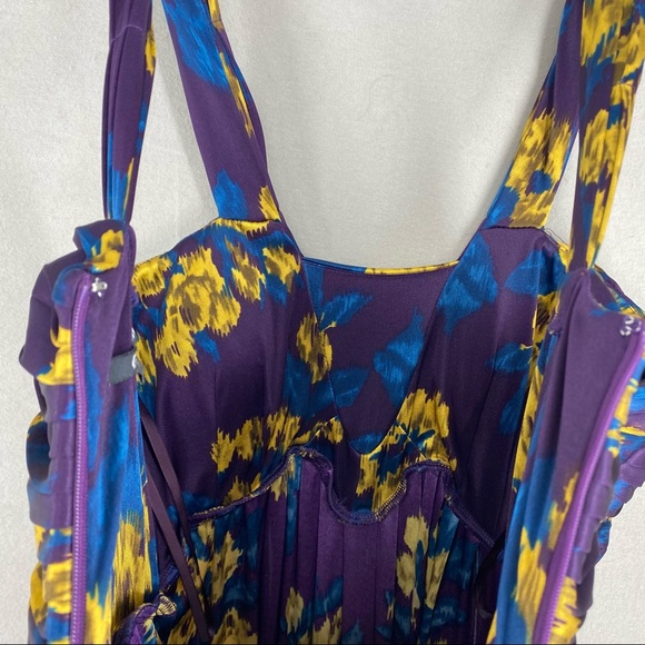 M GIANNI BINI VNECK DRESS maxi gown wedding date night - Picture 14 of 16